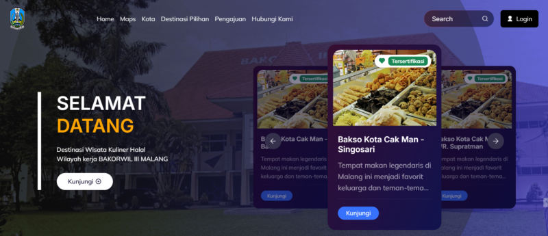 Destinasi Wisata Kuliner Halal Wilayah kerja BAKORWIL III MALANG