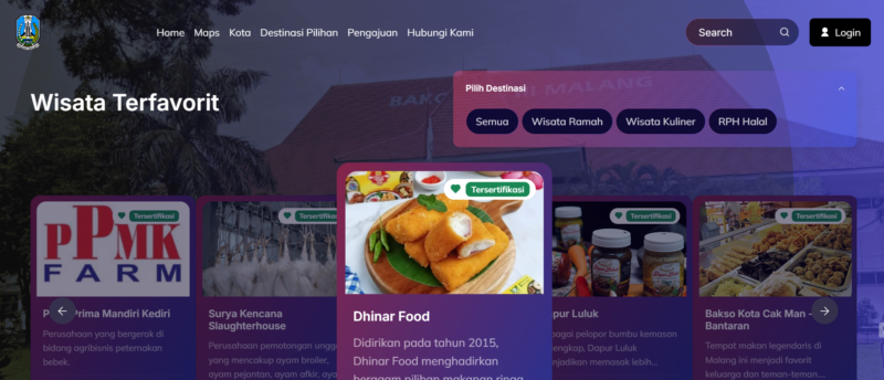 Destinasi Wisata Kuliner HalalWilayah kerja BAKORWIL III MALANG